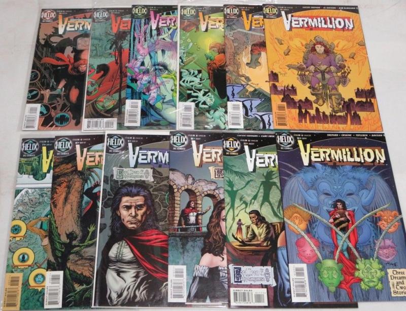 VERMILLION (1996 HELIX) 1-12 Totleben fantasy series