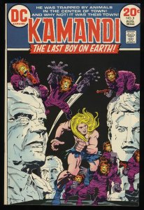 Kamandi, The Last Boy on Earth #8 VF+ 8.5 Beyond Reason! Jack Kirby Art!