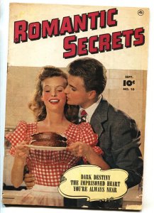 Romantic Secrets #10 1952- Photo cover Fawcett Golden Age Bob Powell