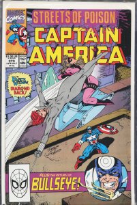 Captain America #373 (1990) Captain America [Key Issue]