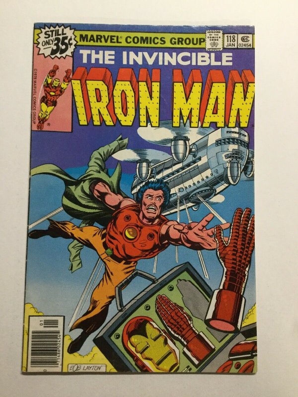 Iron Man 118 Fine Fn 6.0 1st First James Rhodes Signed By John Byrne Marvel