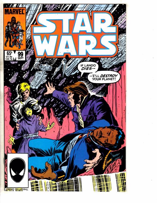 Lot Of 3 Star Wars Marvel Comic Books # 98 99 100 VF-NM Han Solo Skywalker GM2