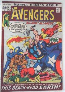 Avengers (1963 series)  #93, Fine+ (Actual scan)