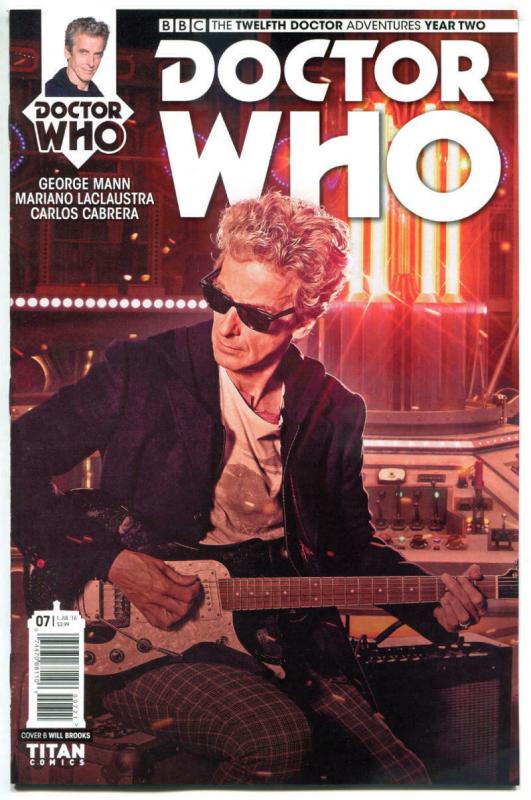 DOCTOR WHO #7 B, NM, 12th, Tardis, 2016, Titan, 1st, more DW in store, Sci-fi