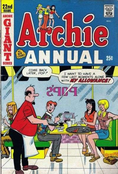 Archie Comics Annual #22, Good- (Stock photo)