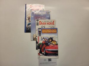 4 Comics #7 Next Men + #1 Dark Horse + #5 Gunsmith Cats + #2 Predator MRF 44 LP4