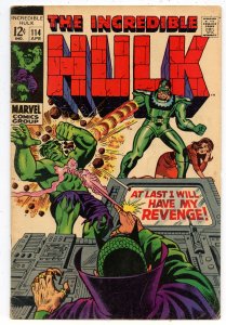 The Incredible Hulk #114 (1969). See Discription.  (8)
