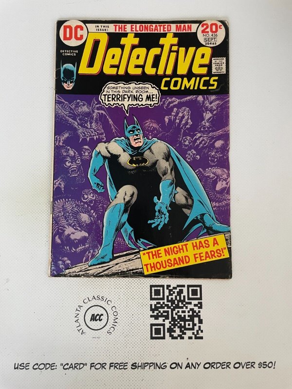 Detective Comics # 436 VG/FN DC Comic Book Two-Face Joker Batman Gotham 5 J225