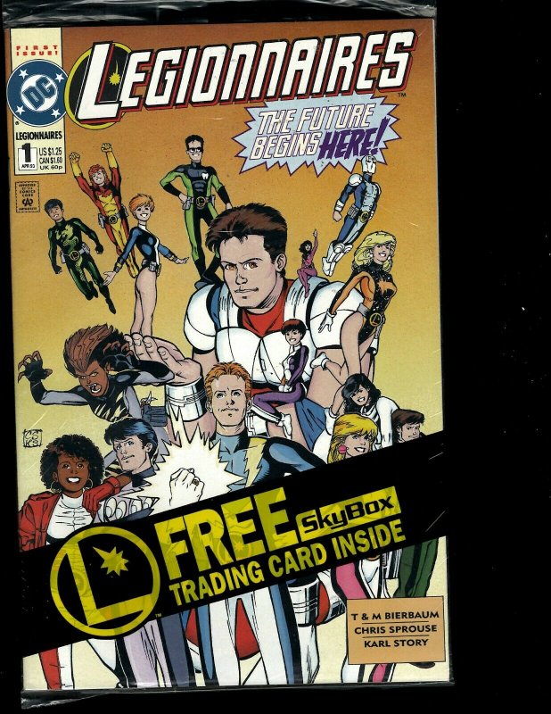 12 Legionaires DC Comics #1 2 3 4 5 6 7 8 9 10 11 12 Kid Quantum Sci-Fi GK33