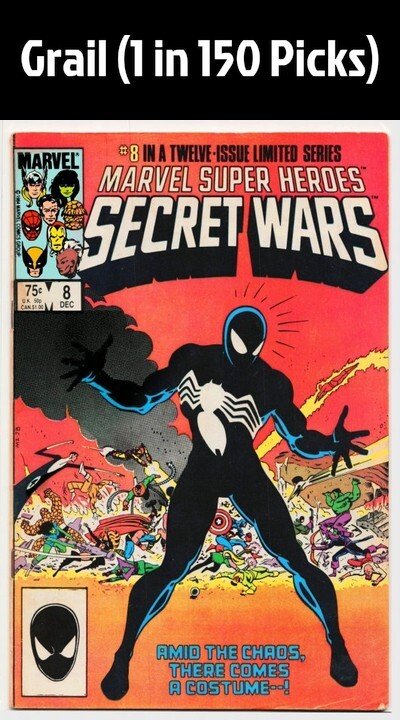 Blind Box - x5 Picks | 1:150 Each Pick at Marvel Super Heroes Secret Wars #8 ...