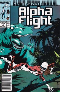 Alpha Flight (1st Series) Annual #2 (Newsstand) FN ; Marvel | Bill Mantlo