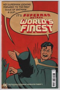 Batman/Superman: World's Finest #1 Zdarsky Cover (2022) Superman and Batman