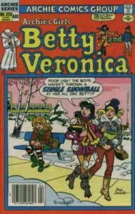 Archie's Girls Betty And Veronica #323 FN ; Archie | April 1983 Winter Snow Cove