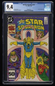 All-Star Squadron #47 CGC NM 9.4 White Pages McFarlane Origin Doctor Fate!