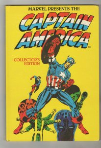 Marvel Presents The Captain America Collector's Edition! U.K. Hardcover! 1981!