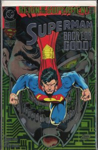 Superman #82 Chromium Cover (1993) Superman