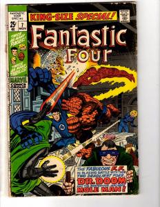 Fantastic Four Special # 7 VG Marvel Comic Book Thing Dr. Doom Mole Man FF CD1