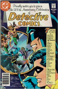 Detective Comics #500 Newsstand  Batman Origin VF