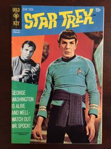 STAR TREK #9 GOLD KEY PHOTO COVER VF- GLOSSY! SPOCK!