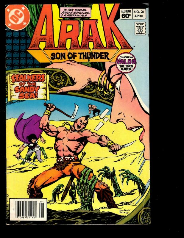 12 Arak Son of Thunder DC Comics # 3 4 5 8 20 21 22 23 25 27 28 Annual # 1 EK4