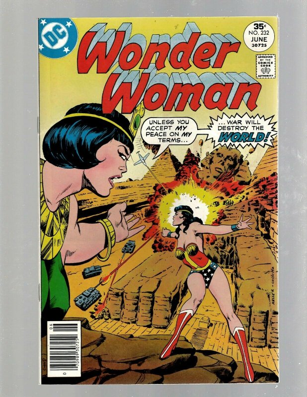 Lot Of 6 Wonder Woman DC Comic Books # 222 228 229 230 231 232 Batman Flash GK34