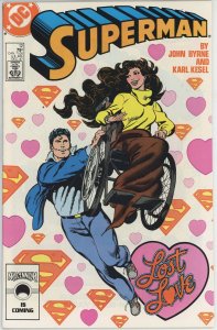 Superman #12 (1987) - 9.4 NM *Love Lost*