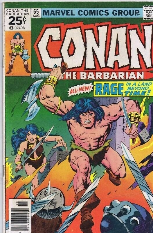 Conan the Barbarian #65 ORIGINAL Vintage 1976 Marvel Comics 