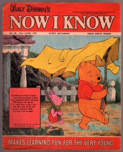 Walt Disney's Now I Know #38 1973-U.K.-Winnie The Pooh-G
