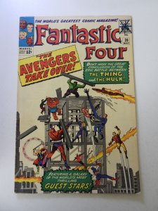 Fantastic Four #26 (1964) FN- condition ink front cover
