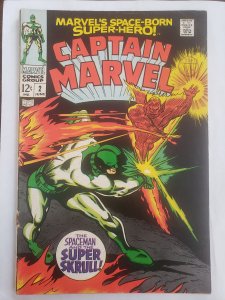 Captain Marvel 2 Spine split and cover detached