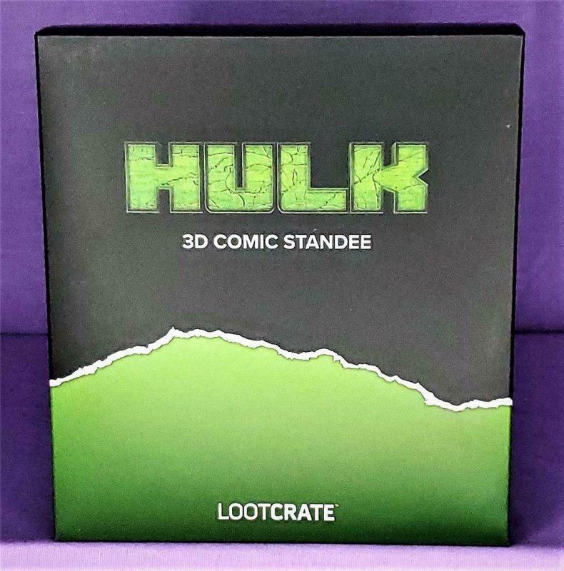 Loot Crate Exclusive HULK 3D COMIC STANDEE (Loot Crate Original)! 757347485198