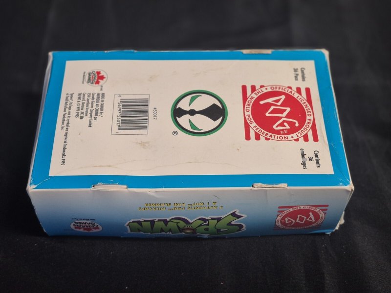 1995 Spawn Pog Milkcaps Canada Games 26 Sealed Packs