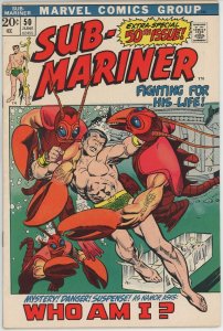 Sub-Mariner #50 (1968) - 6.5 FN+ *1st Appearance Namorita*