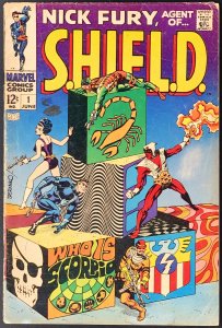 Nick Fury, Agent of SHIELD #1 (1968) G/VG