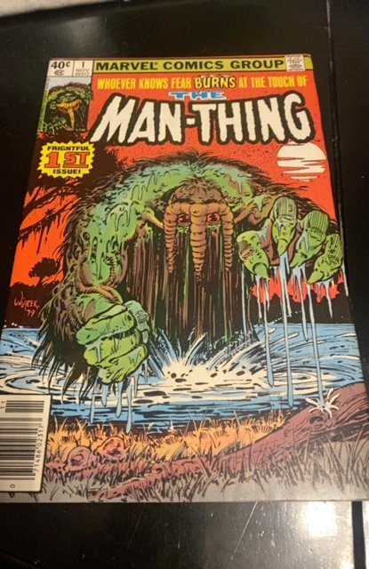 Man-Thing #1 (1979)who ever burns at the touch of