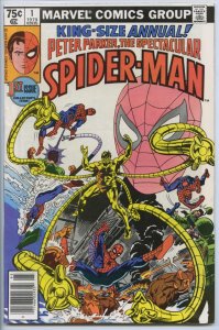 SPECTACULAR SPIDER-MAN ANNUAL #1 - 9.0, WP - Spider-Man vs Doctor Octopus