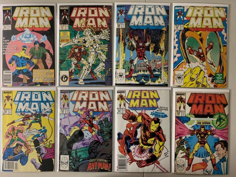 Iron Man comics lot #201-246 33 diff avg 8.0 (1985-89)