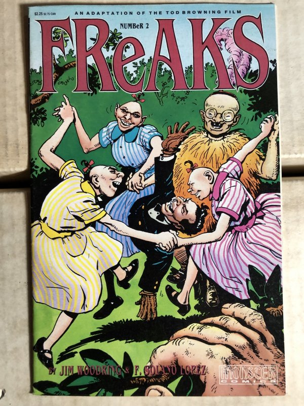 Freaks #2 (1992) Tod Browning Film Adaptation Monster Comics