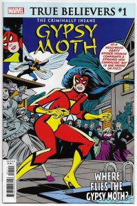 True Believers Criminally Insane #1 Rep Spider-Woman #10 | 1st Gypsy Moth (NM)