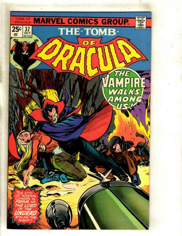 Lot Of 5 Tomb Of Dracula Marvel Comic Books # 35 36 37 38 39 VF Range RS1