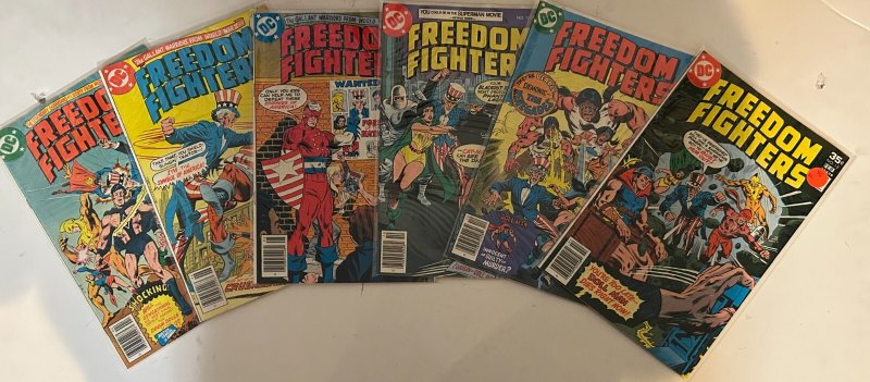 *Freedom Fighters (1976 DC) 1-12 All vg to fn+