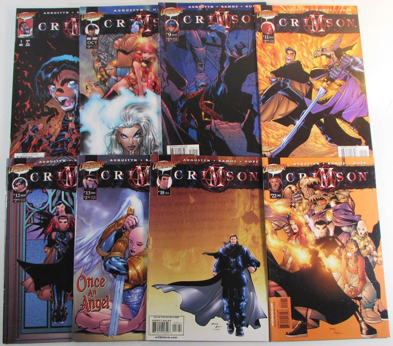 1998 Crimson Lot 8 #1, 9, 11, 12, 13, 18, 22, Special Scarlet X 1 Image Comics