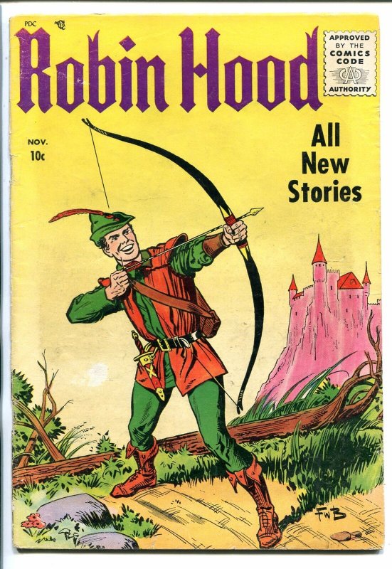 ROBIN HOOD #52 1955-ME-1ST ISSUE-FRANK W BOLLE-ORIGIN-vg minus