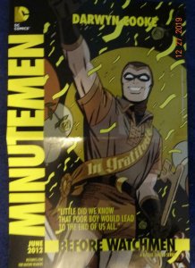 MINUTEMEN BEFORE WATCHMEN Promo Poster, 11 x 17, 2012, DC Unused 405 Darwyn Cook