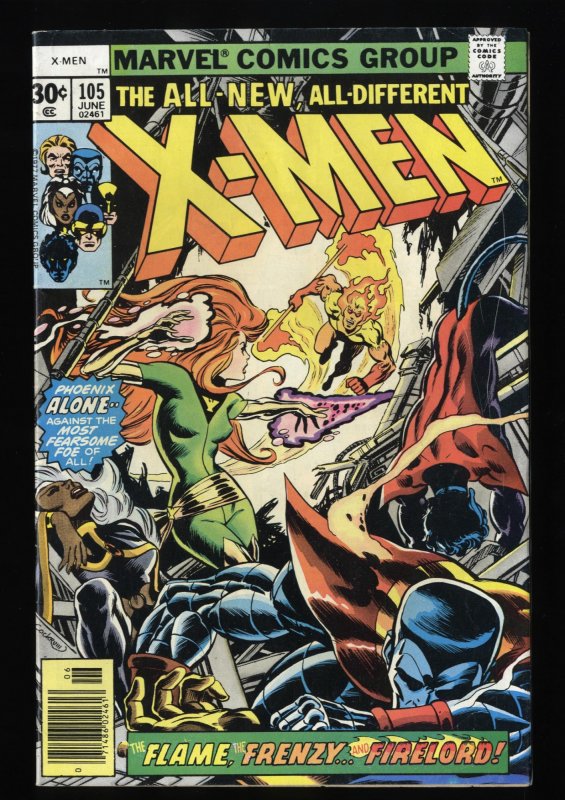 X-Men #105 FN- 5.5 Marvel Comics