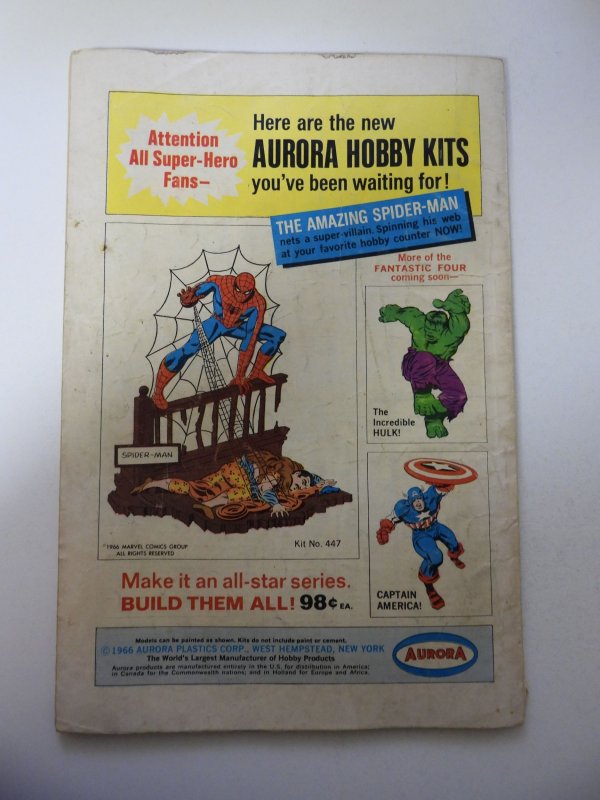 Marvel Tales #7 (1967) GD/VG Condition 1 1/4 cumulative spine split