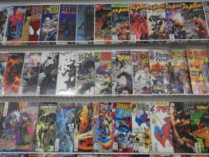 Huge Lot 150+ Comics W/ Flash, Spider-Man, Batman+ Avg VF Condition!
