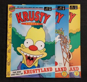 Krusty Comics 3PC #1-3 - Complete Series / Phil Ortiz Art (8.0/8.5) 1995