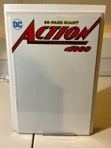 Action Comics #1000 (2018)  Blank Variant