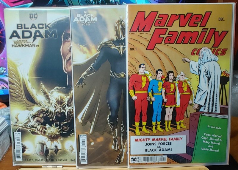 Black Adam One Shot Pack Includes First Black Adam Appearance Fascimilie